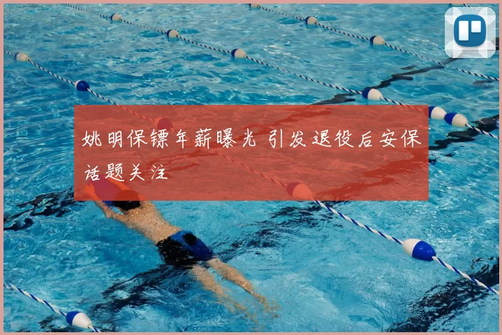 姚明保镖年薪曝光 引发退役后安保话题关注